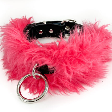 FCK380 FUR BONDAGE  LEATHER BACK