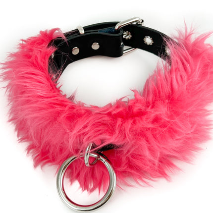 FCK380 FUR BONDAGE  LEATHER BACK