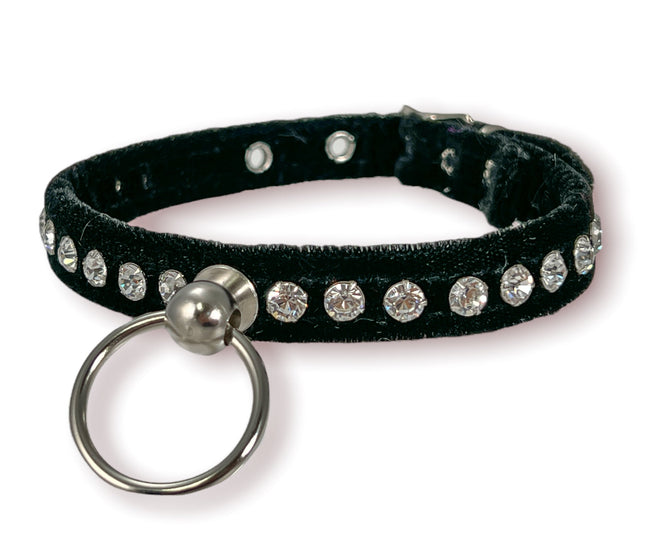 FCK382 VELVET RHINESTONE BONDAGE