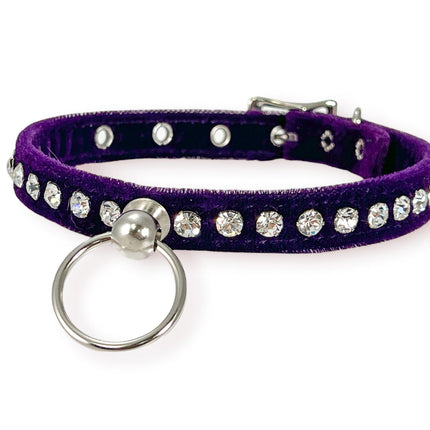 FCK382 VELVET RHINESTONE BONDAGE