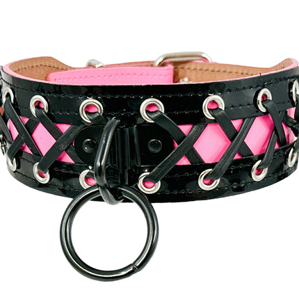 FCK482  CORSET RING BONDAGE CHOKER