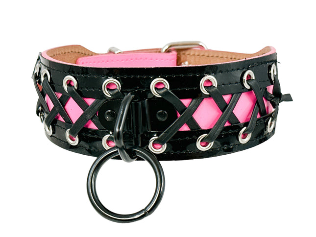 FCK482  CORSET RING BONDAGE CHOKER