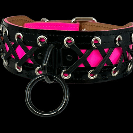FCK482  CORSET RING BONDAGE CHOKER