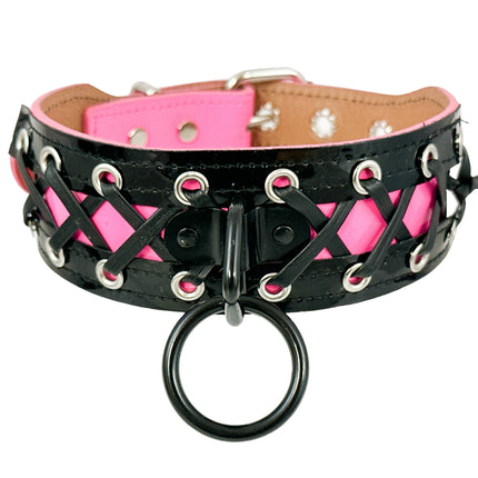 FCK482  CORSET RING BONDAGE CHOKER
