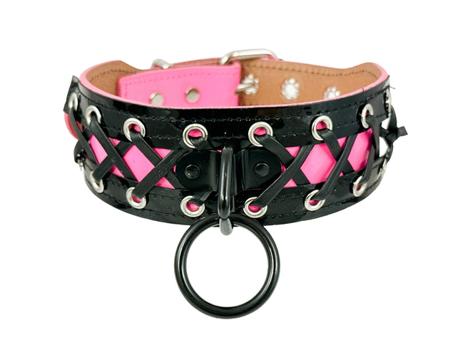 FCK482  CORSET RING BONDAGE CHOKER