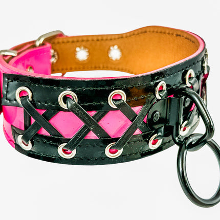 FCK482  CORSET RING BONDAGE CHOKER