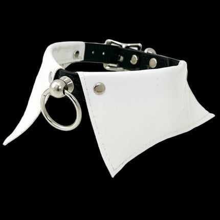 FCK500 PATENT LEATHER COLLAR BONDAGE CHOKER