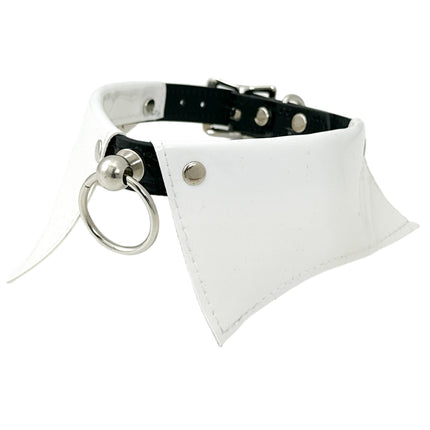 FCK500 PATENT LEATHER COLLAR BONDAGE CHOKER