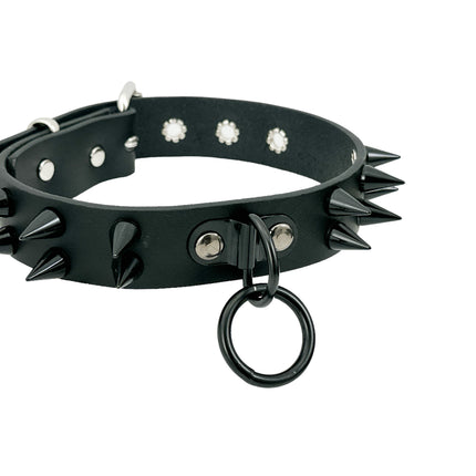 FCK512 CONE SPIKE BONDAGE CHOKER