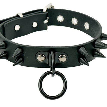 FCK512 CONE SPIKE BONDAGE CHOKER