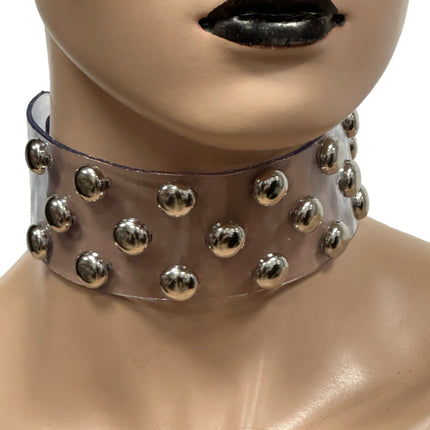 FCK534VN-CLR 3 ROWS 1/2"  STUDS CHOKER  PVC CLEAR