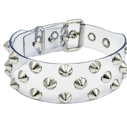 FCK534VN-CLR 3 ROWS 1/2"  STUDS CHOKER  PVC CLEAR