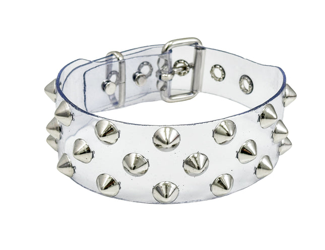 FCK534VN-CLR 3 ROWS 1/2"  STUDS CHOKER  PVC CLEAR