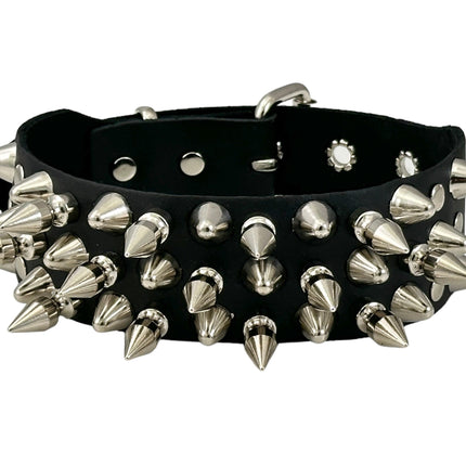 FCK544 UK77 STUDDED 1" SPIKE 1 3/4"  CHOKER