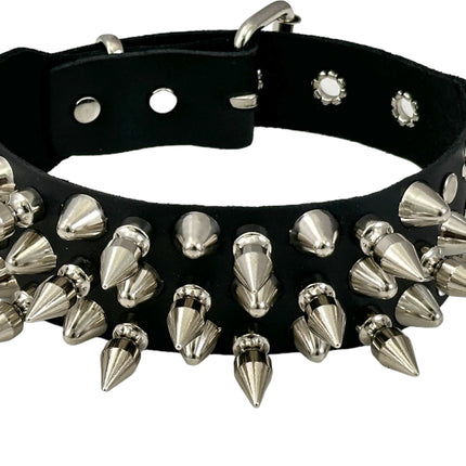 FCK544 UK77 STUDDED 1" SPIKE 1 3/4"  CHOKER