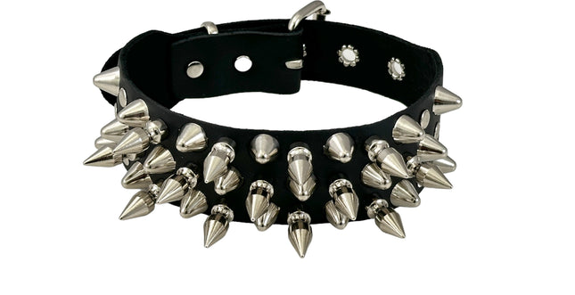 FCK544 UK77 STUDDED 1" SPIKE 1 3/4"  CHOKER