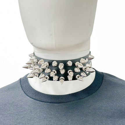 FCK544 UK77 STUDDED 1" SPIKE 1 3/4"  CHOKER