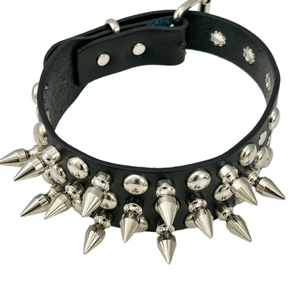 FCK545 1" SPIKE  LARGE ROUND STUDDED 1 3/4"  CHOKER