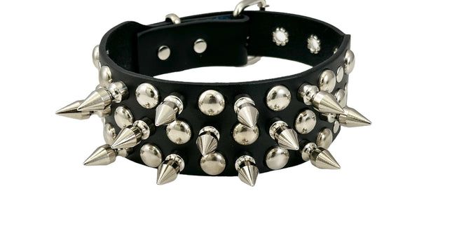 FCK545 1" SPIKE  LARGE ROUND STUDDED 1 3/4"  CHOKER