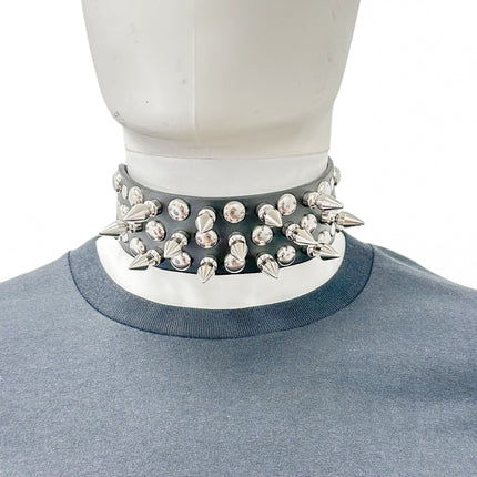 FCK545 1" SPIKE  LARGE ROUND STUDDED 1 3/4"  CHOKER