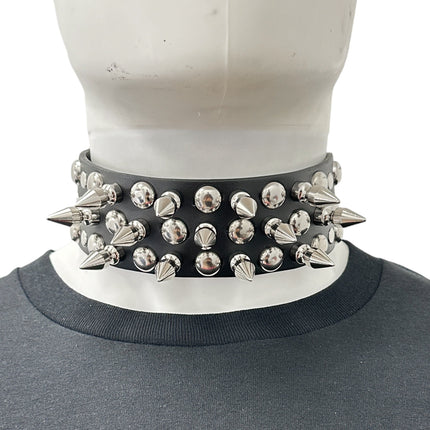 FCK545 1" SPIKE  LARGE ROUND STUDDED 1 3/4"  CHOKER