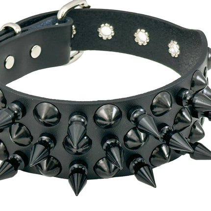 FCK546 1" SPIKE  LARGE CONICAL STUDDED 1 3/4"  CHOKER