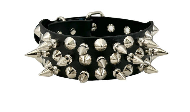 FCK546 1" SPIKE  LARGE CONICAL STUDDED 1 3/4"  CHOKER