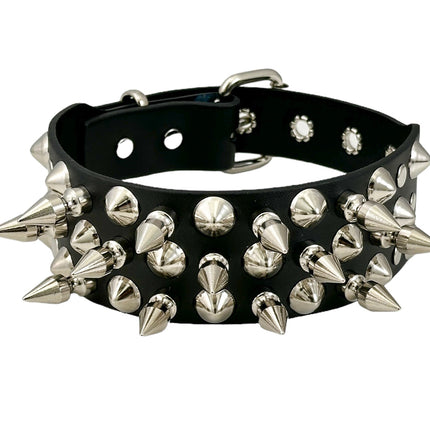 FCK546 1" SPIKE  LARGE CONICAL STUDDED 1 3/4"  CHOKER