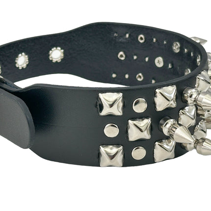 FCK547 1" SPIKE  LARGE PYRAMID STUDDED 1 3/4"  CHOKER