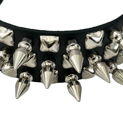 FCK547 1" SPIKE  LARGE PYRAMID STUDDED 1 3/4"  CHOKER