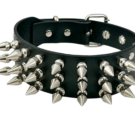 FCK551  LARGE 1" SPIKE THREE ROWS 1 3/4"  CHOKER