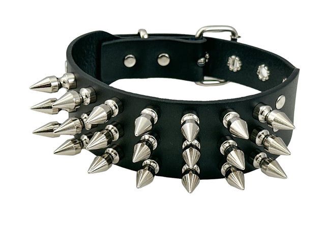 FCK551  LARGE 1" SPIKE THREE ROWS 1 3/4"  CHOKER