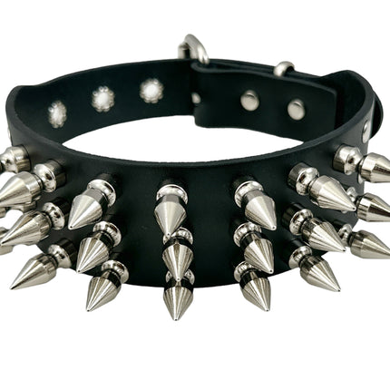 FCK551  LARGE 1" SPIKE THREE ROWS 1 3/4"  CHOKER
