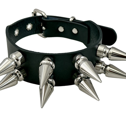 FCK555 DOUBLE ROWS LARGE 2" LONG SPIKE CHOKER