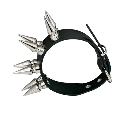 FCK555 DOUBLE ROWS LARGE 2" LONG SPIKE CHOKER