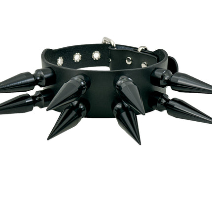 FCK556 DOUBLE ROWS X-LARGE 3" LONG SPIKE CHOKER