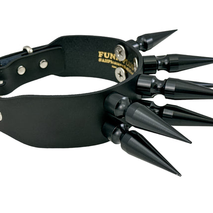FCK556 DOUBLE ROWS X-LARGE 3" LONG SPIKE CHOKER