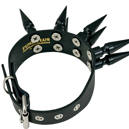 FCK556 DOUBLE ROWS X-LARGE 3" LONG SPIKE CHOKER