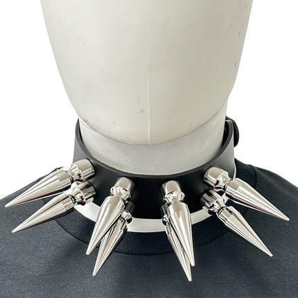 FCK556 DOUBLE ROWS X-LARGE 3" LONG SPIKE CHOKER
