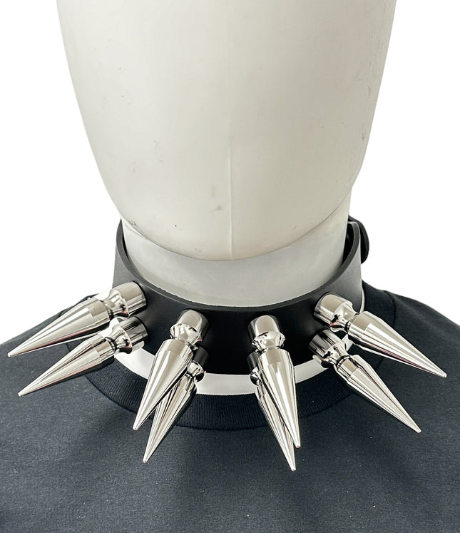 FCK556 DOUBLE ROWS X-LARGE 3" LONG SPIKE CHOKER