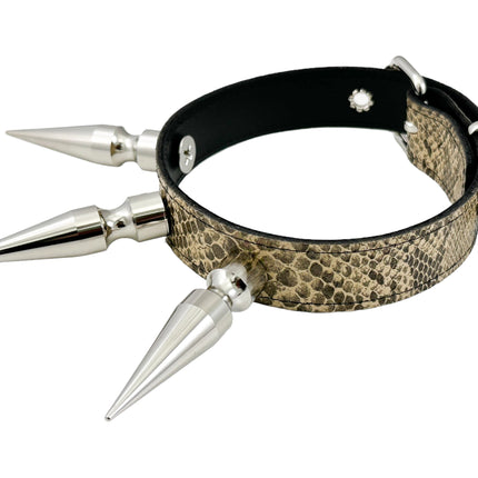 FCK578 SNAKE 3" XL SPIKE CHOKER