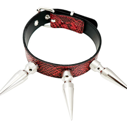 FCK578 SNAKE 3" XL SPIKE CHOKER