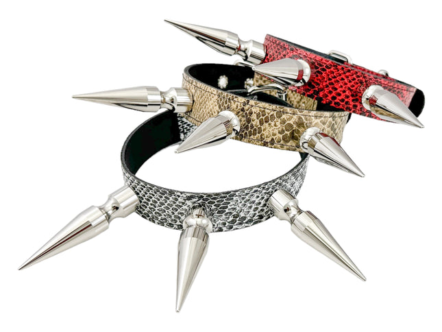 FCK578 SNAKE 3" XL SPIKE CHOKER