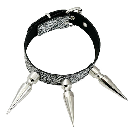 FCK578 SNAKE 3" XL SPIKE CHOKER