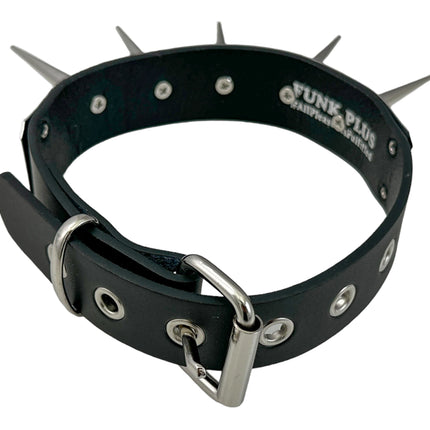 FCK584  METAL PLATE CONE SPIKE CHOKER 1 1/4" WIDE