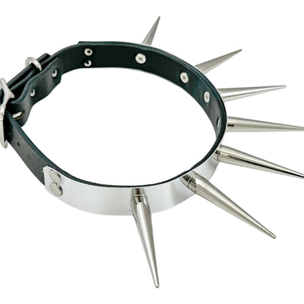 FCK585 METAL PLATE CONE SPIKE CHOKER 3/4" WIDE