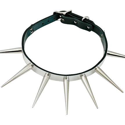 FCK585 METAL PLATE CONE SPIKE CHOKER 3/4" WIDE