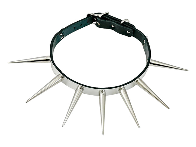 FCK585 METAL PLATE CONE SPIKE CHOKER 3/4" WIDE