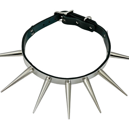 FCK585 METAL PLATE CONE SPIKE CHOKER 3/4" WIDE