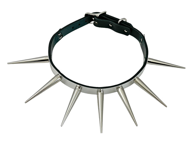 FCK585 METAL PLATE CONE SPIKE CHOKER 3/4" WIDE